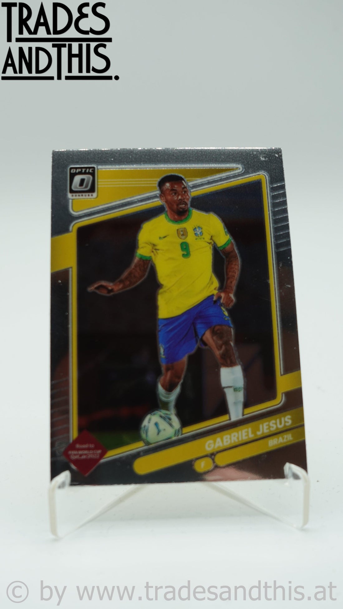 2021-22 Panini Donruss Road to Qatar Optic Gabriel Jesus #22 - Trades and This e.U.