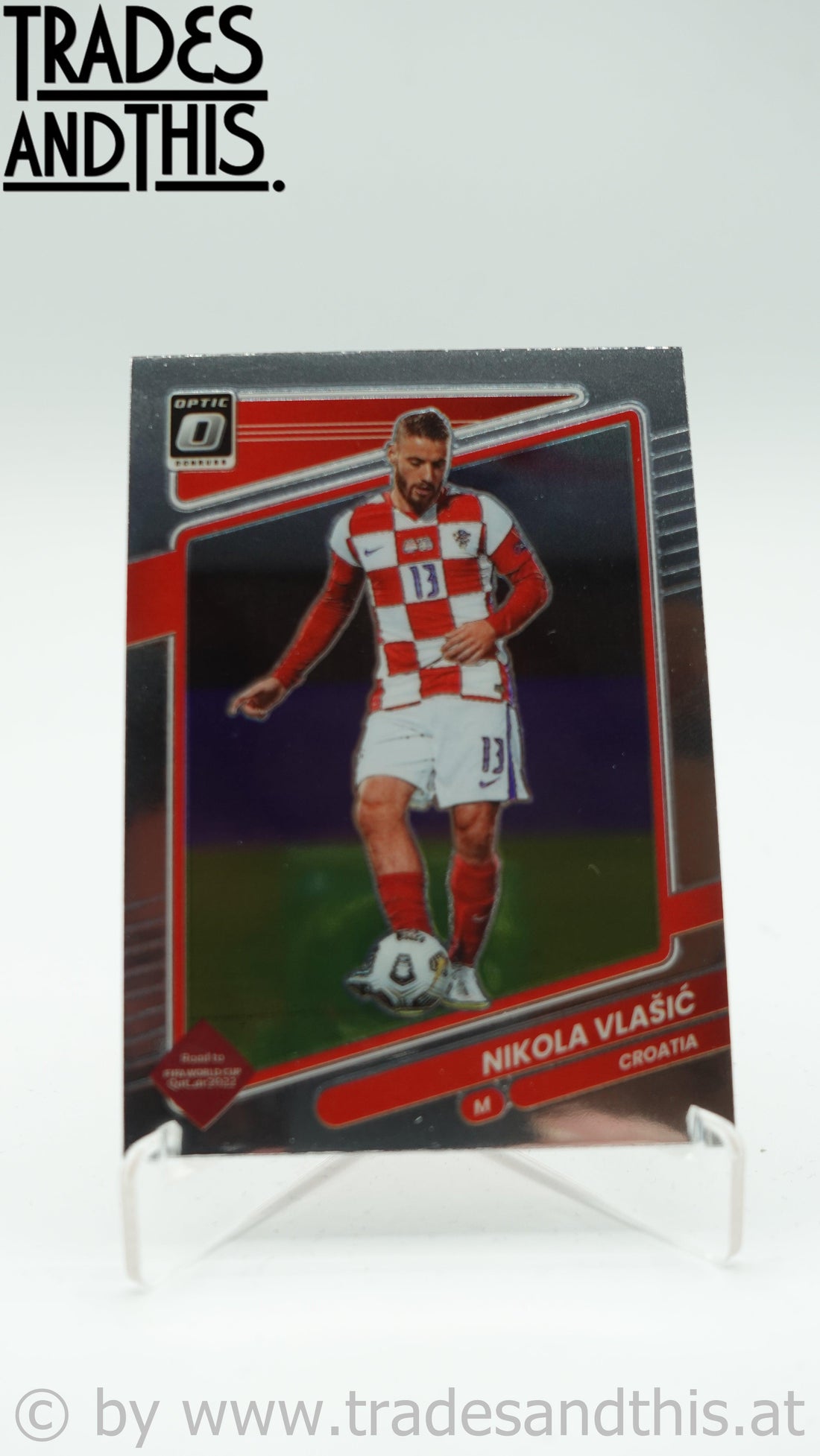 2021-22 Panini Donruss Road to Qatar Optic Nikola Vlasic #45 - Trades and This e.U.