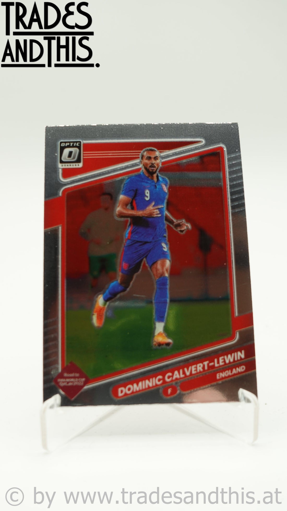 2021-22 Panini Donruss Road to Qatar Optic Dominic Calvert-Lewin #49 - Trades and This e.U.