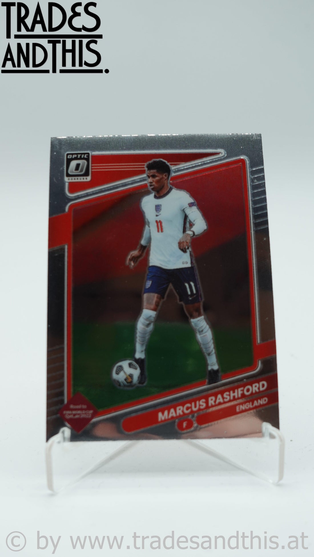 2021-22 Panini Donruss Road to Qatar Optic Marcus Rashford #55 - Trades and This e.U.