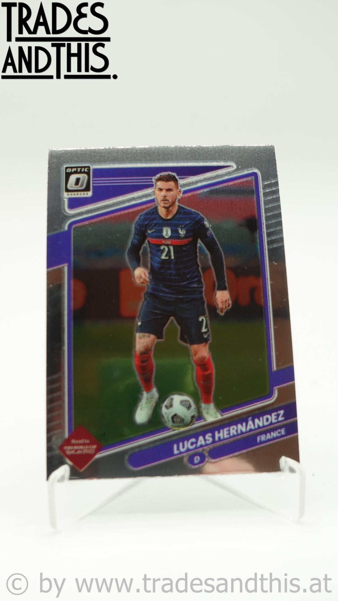 2021-22 Panini Donruss Road to Qatar Optic Lucas Hernandez #59 - Trades and This e.U.