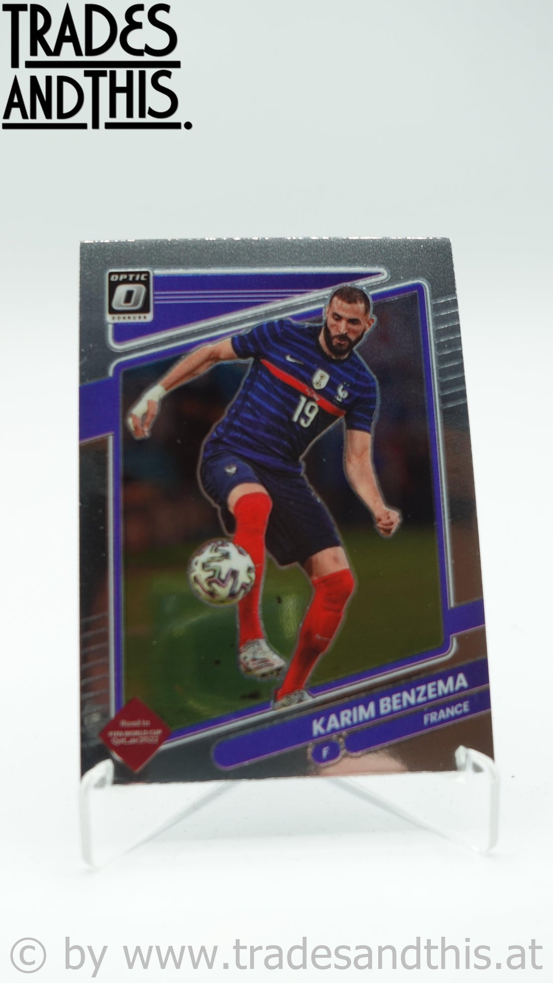 2021-22 Panini Donruss Road to Qatar Optic Kaim Benzema #64 - Trades and This e.U.