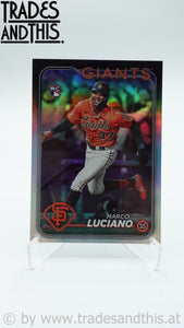 2024 Topps Series 1 Rainbow Foil Marco Luciano #232 RC