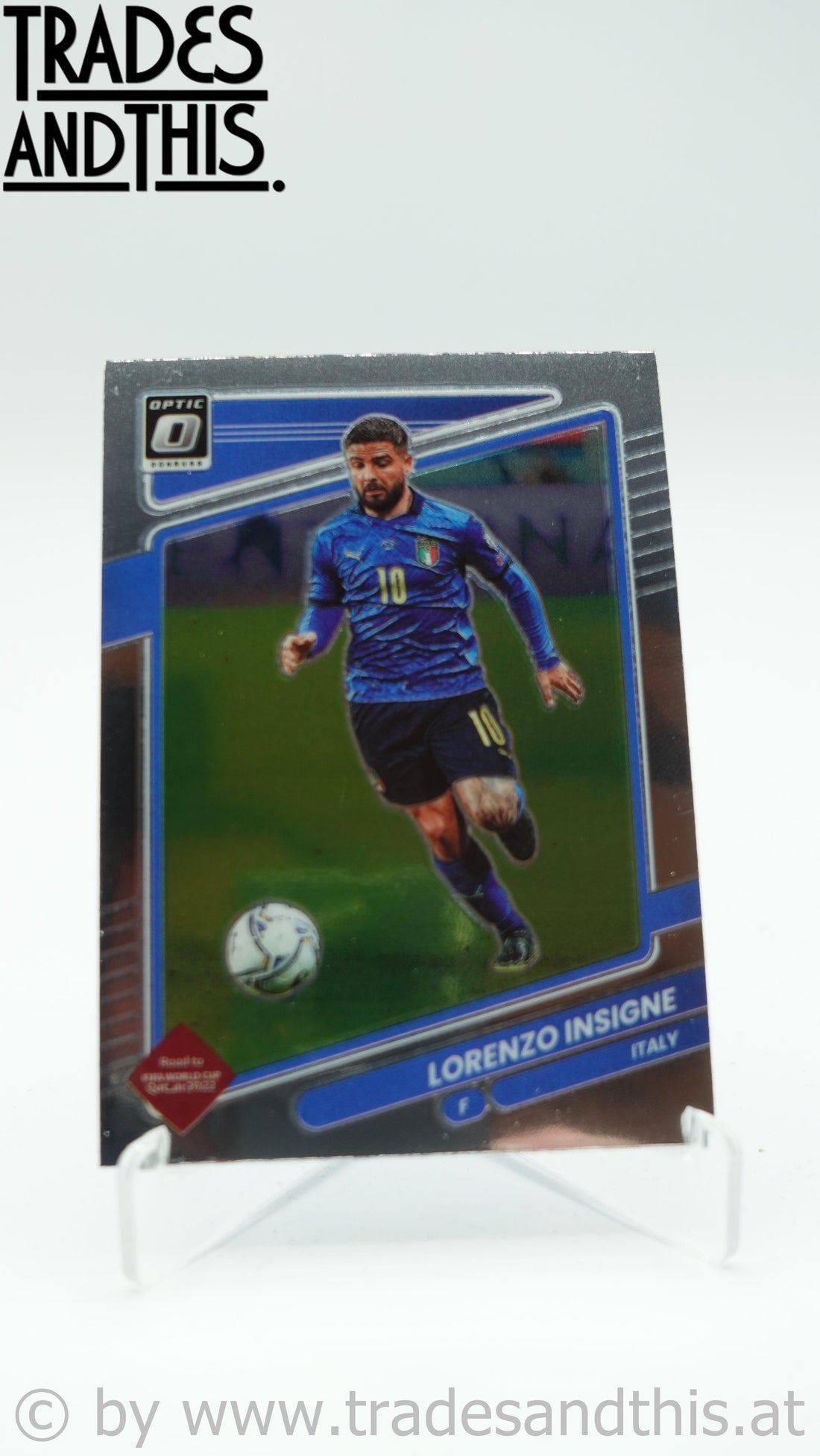 2021-22 Panini Donruss Road to Qatar Optic Lorenzo Insigne #75 - Trades and This e.U.