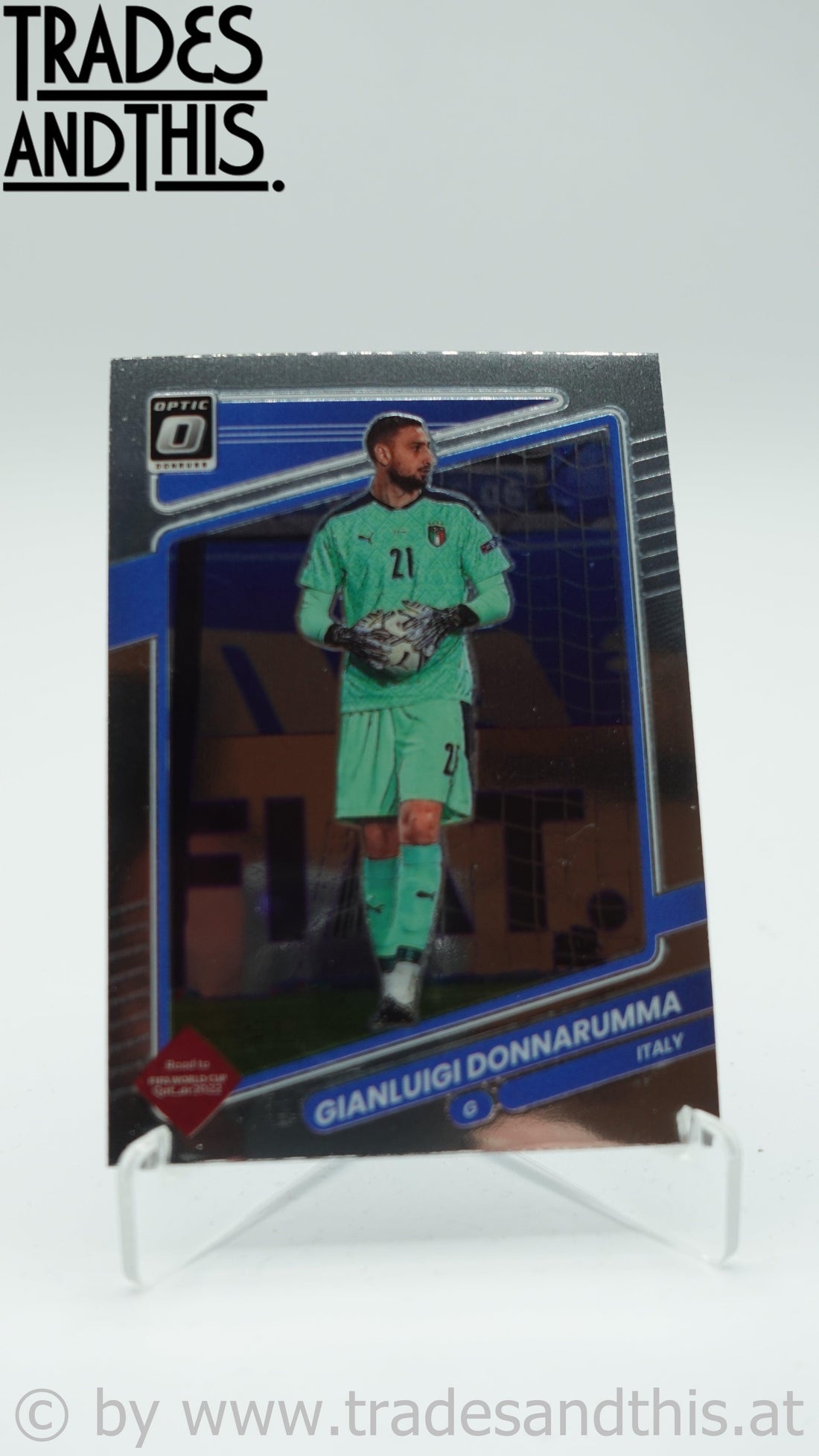 2021-22 Panini Donruss Road to Qatar Optic Gianluigi Donnarumma #77 - Trades and This e.U.