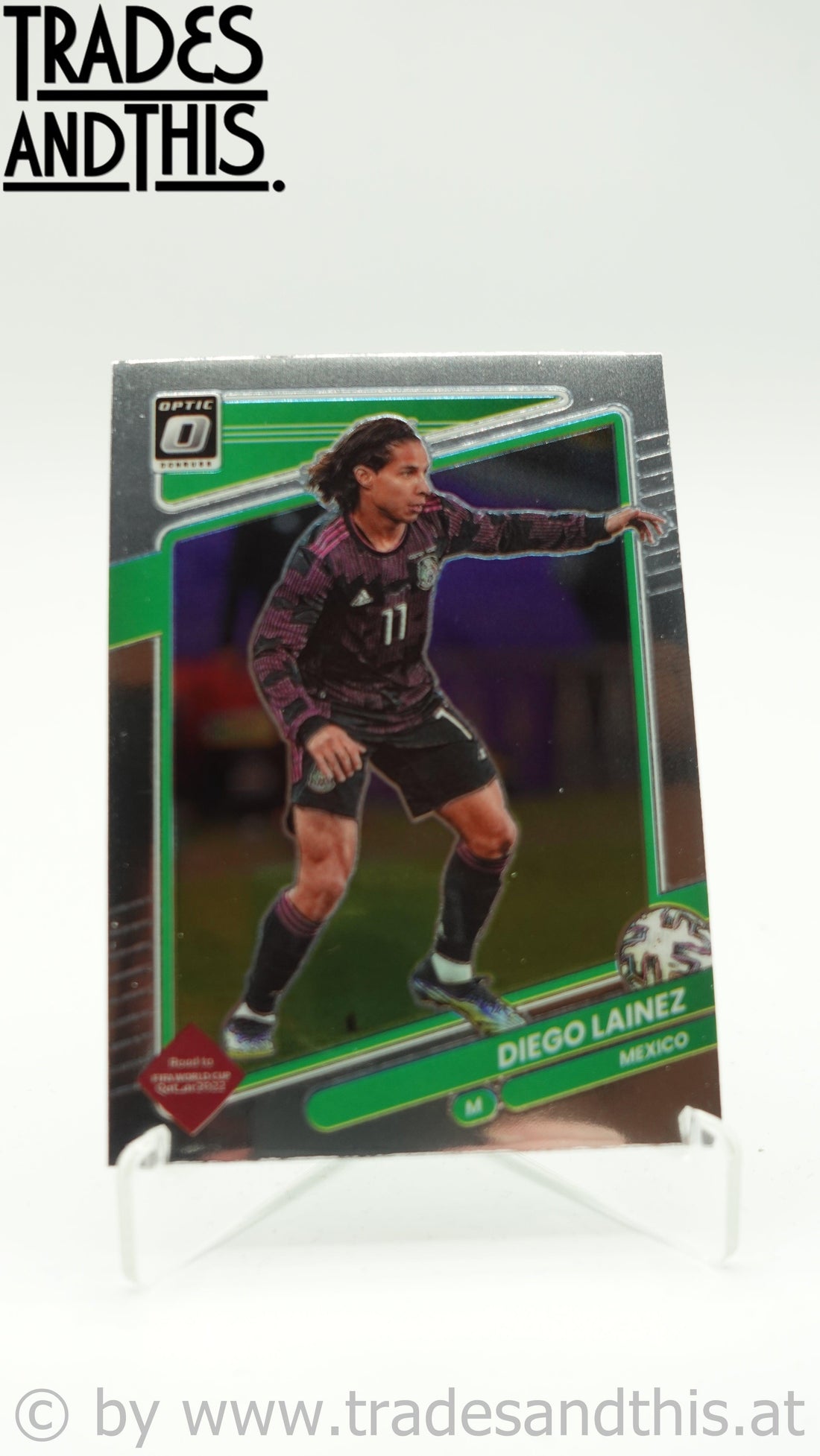 2021-22 Panini Donruss Road to Qatar Optic Diego Lainez #86 - Trades and This e.U.