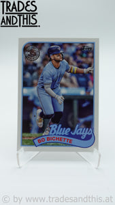 2024 Topps Series 1 1989 Topps Baseball Bo Bichette #89B-21