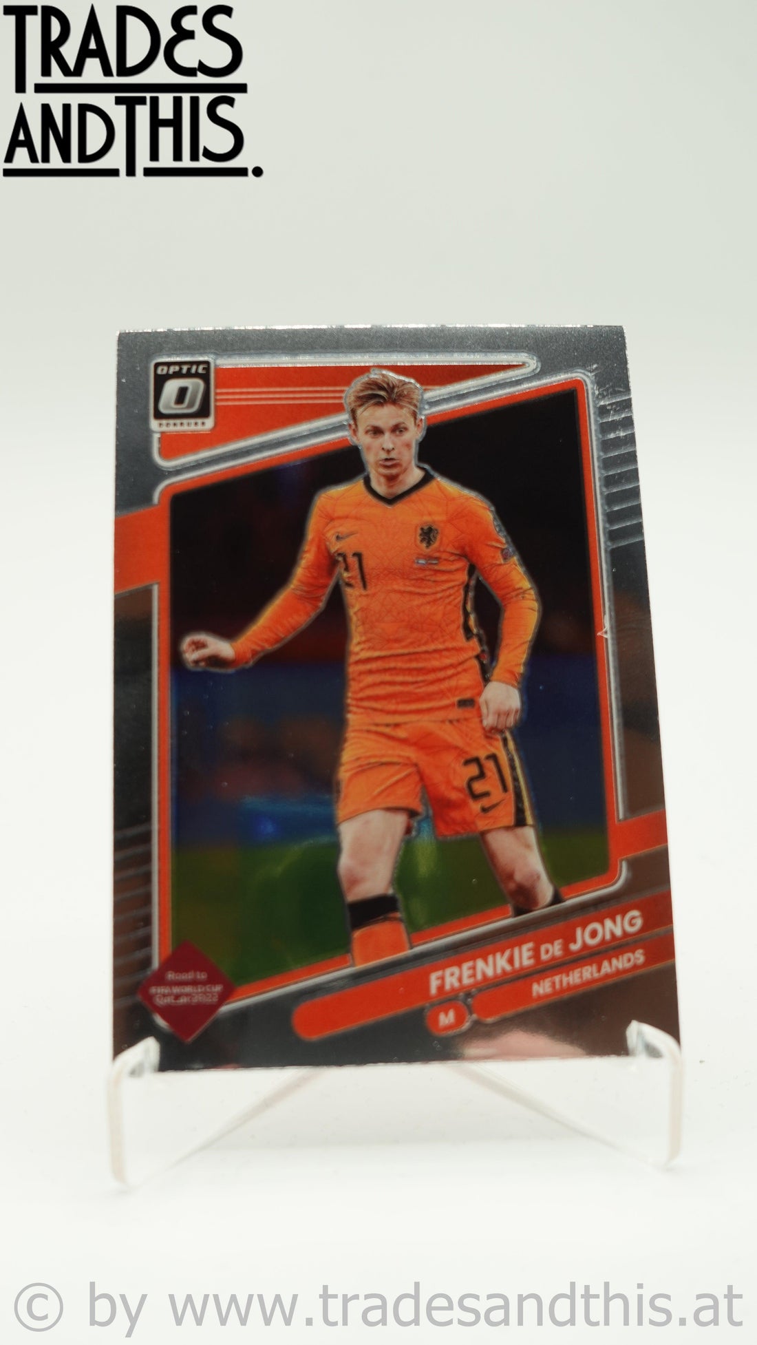 2021-22 Panini Donruss Road to Qatar Optic Frenki De Jong #93 - Trades and This e.U.