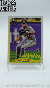 2024 Topps Series 1 1989 Topps Baseball Zack Gelof #89B-90