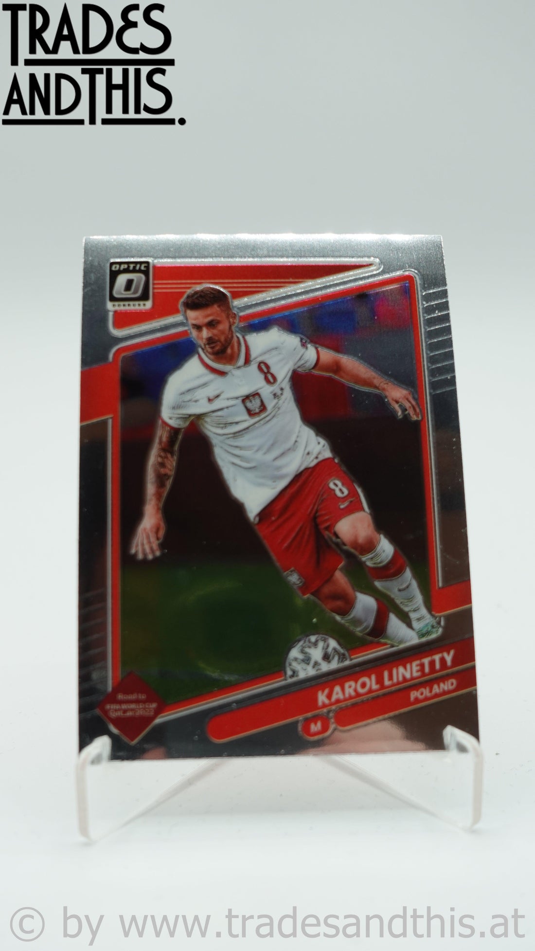 2021-22 Panini Donruss Road to Qatar Optic Karol Linetty #127 - Trades and This e.U.