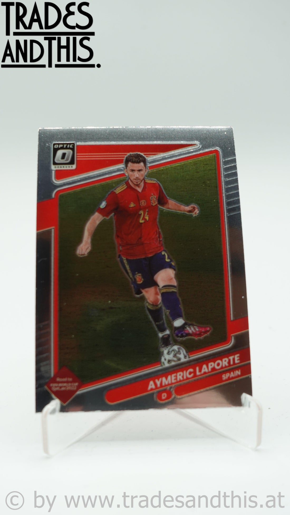 2021-22 Panini Donruss Road to Qatar Optic Aymeric Laporte #129 - Trades and This e.U.