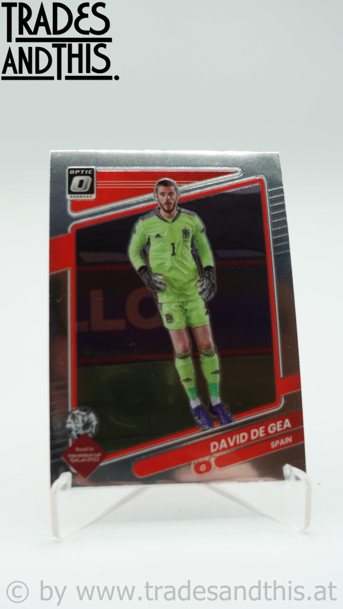 2021-22 Panini Donruss Road to Qatar Optic David De Gea #142 - Trades and This e.U.