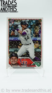 2023 Topps Holiday Ezequiel Tovar #H90 RC