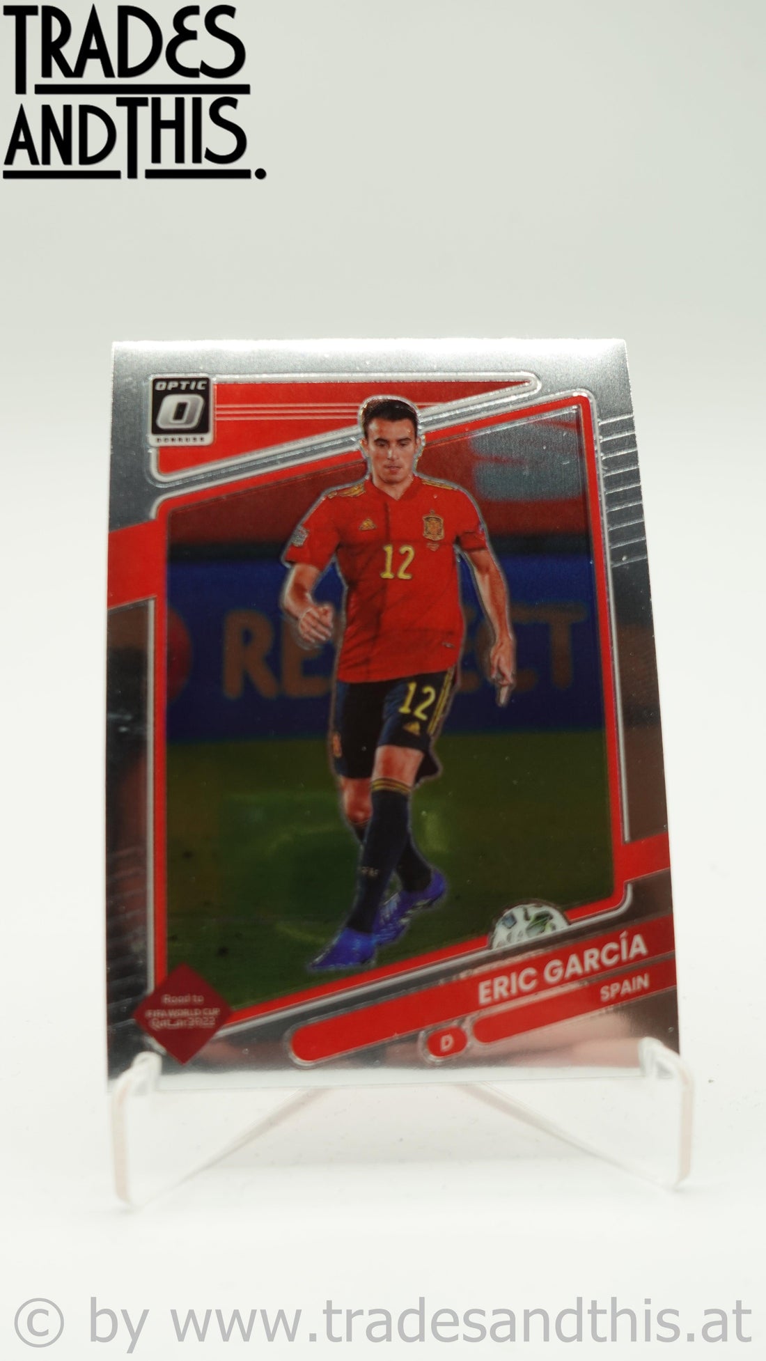 2021-22 Panini Donruss Road to Qatar Optic Eric Garcia #148 - Trades and This e.U.