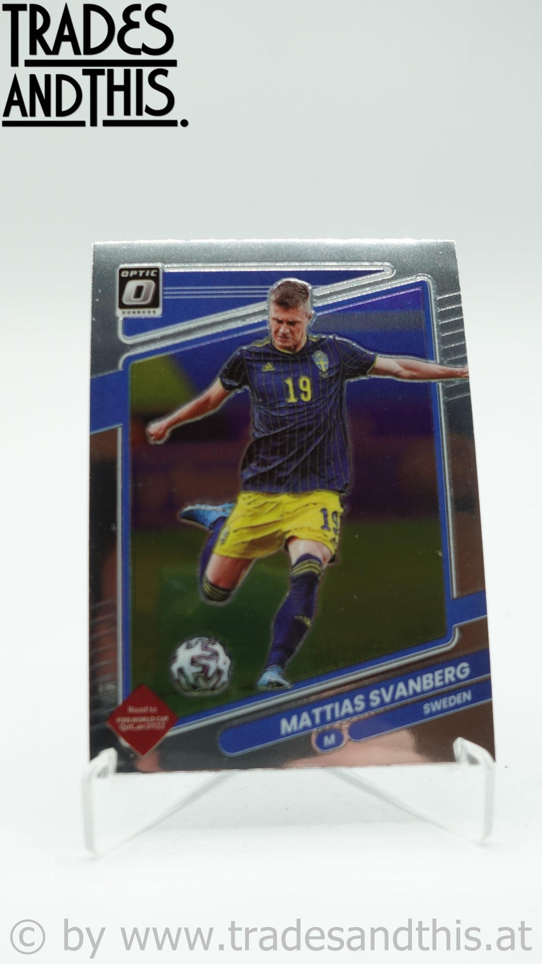 2021-22 Panini Donruss Road to Qatar Optic Mattias Svanberg #155 - Trades and This e.U.