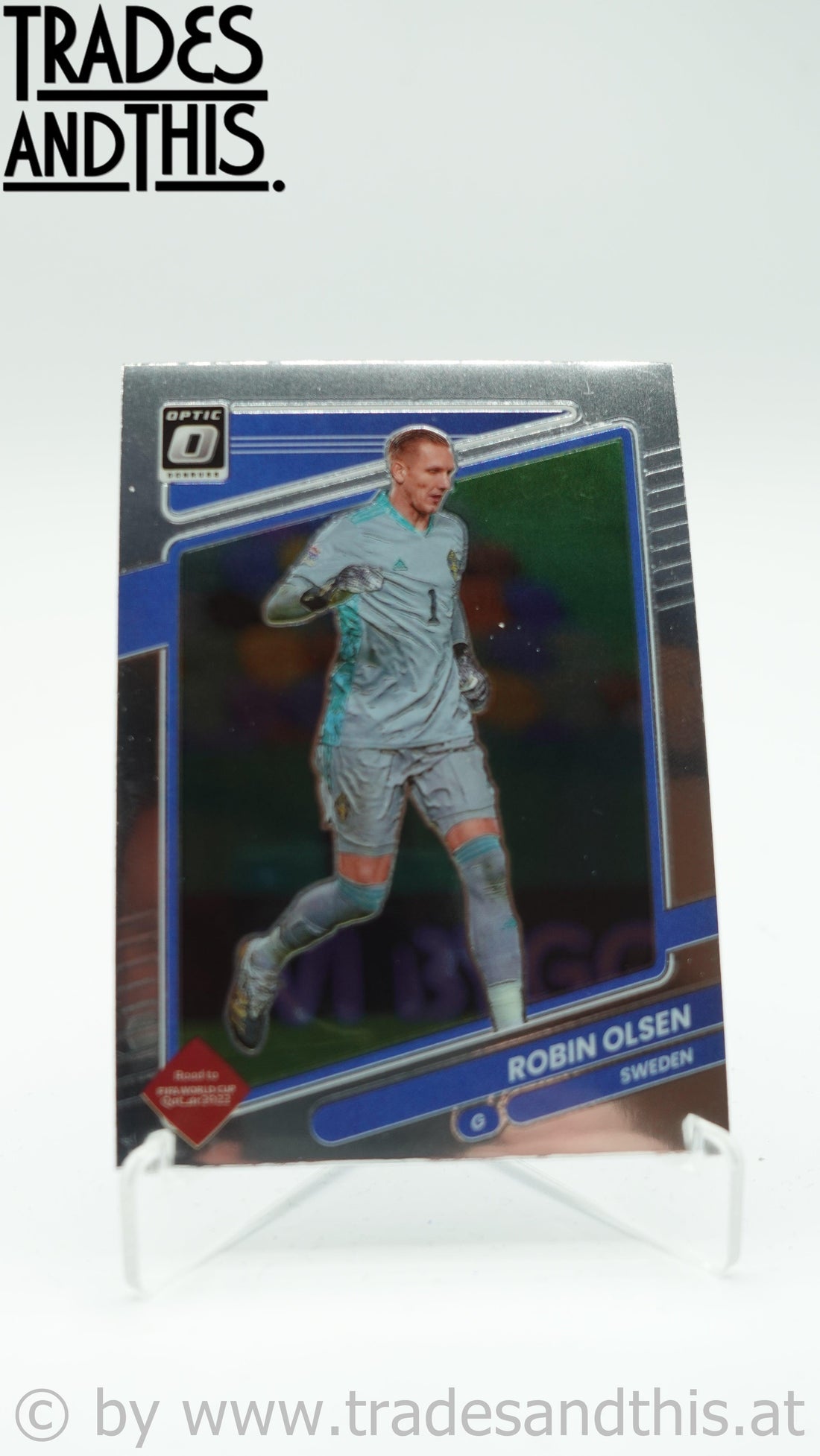 2021-22 Panini Donruss Road to Qatar Optic Robin Olsen #156 - Trades and This e.U.