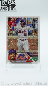 2023 Topps Holiday Francisco Lindor #H119