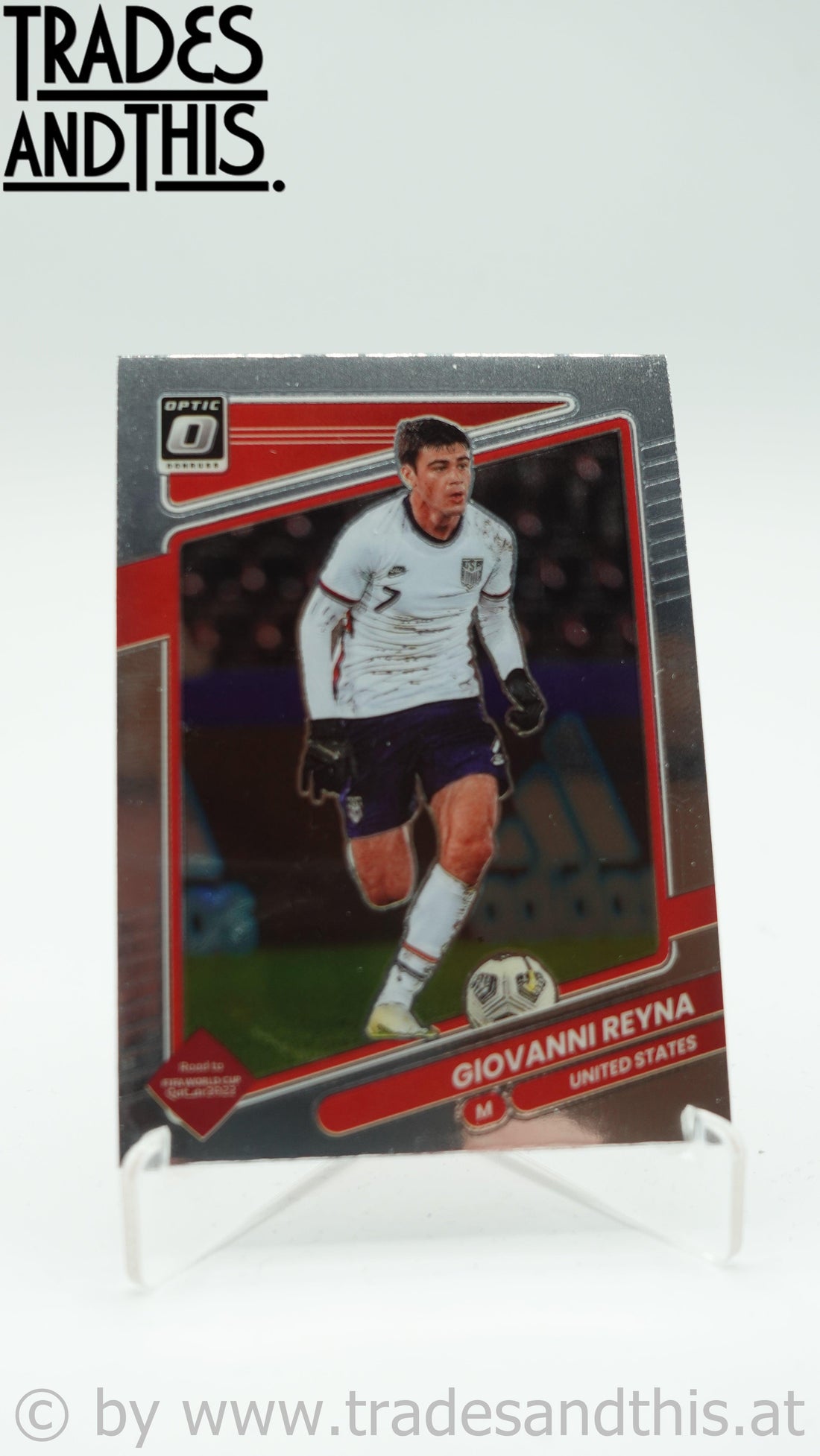 2021-22 Panini Donruss Road to Qatar Optic Giovanni Reyna #164 - Trades and This e.U.