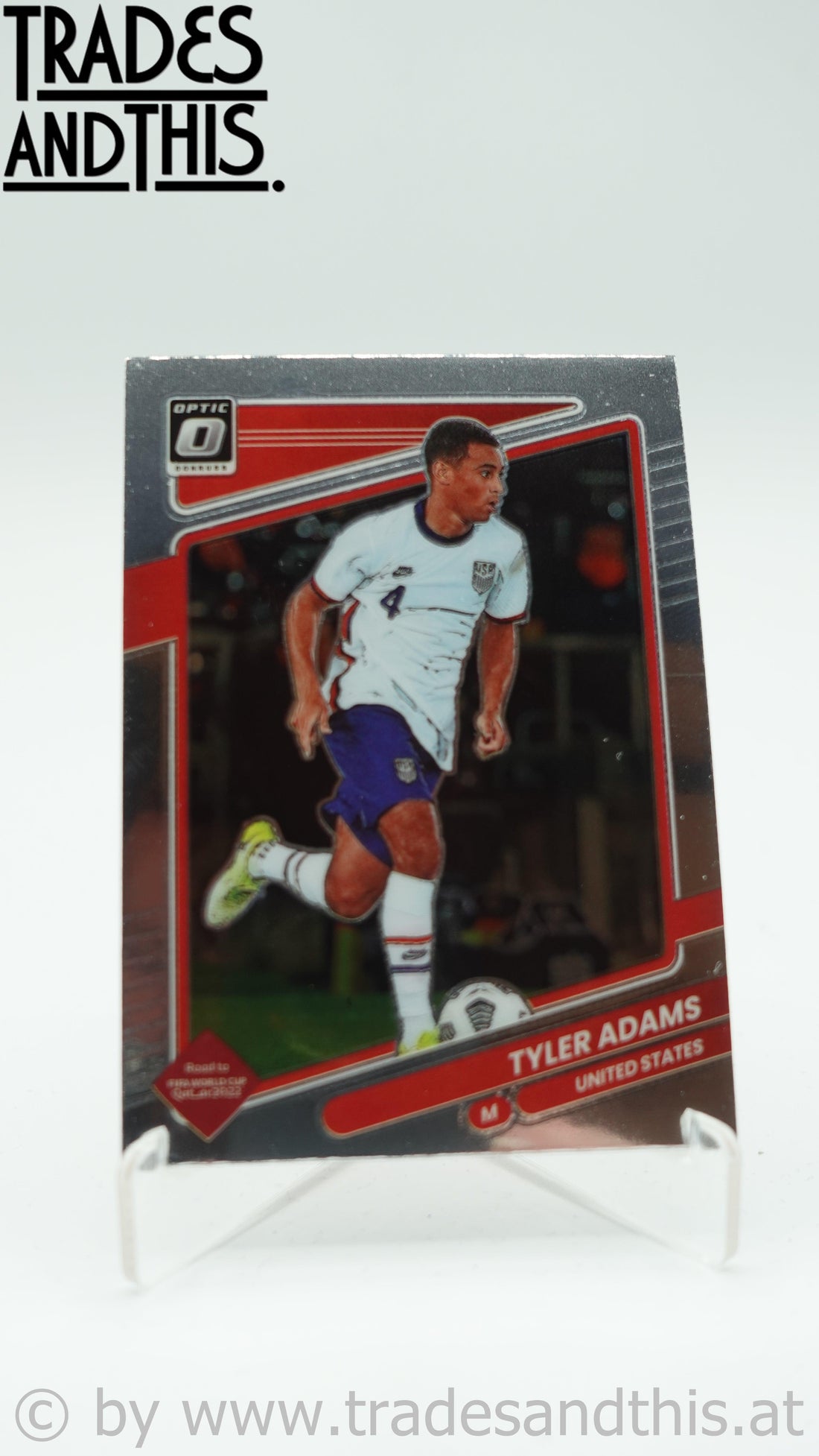 2021-22 Panini Donruss Road to Qatar Optic Tyler Adams #166 - Trades and This e.U.