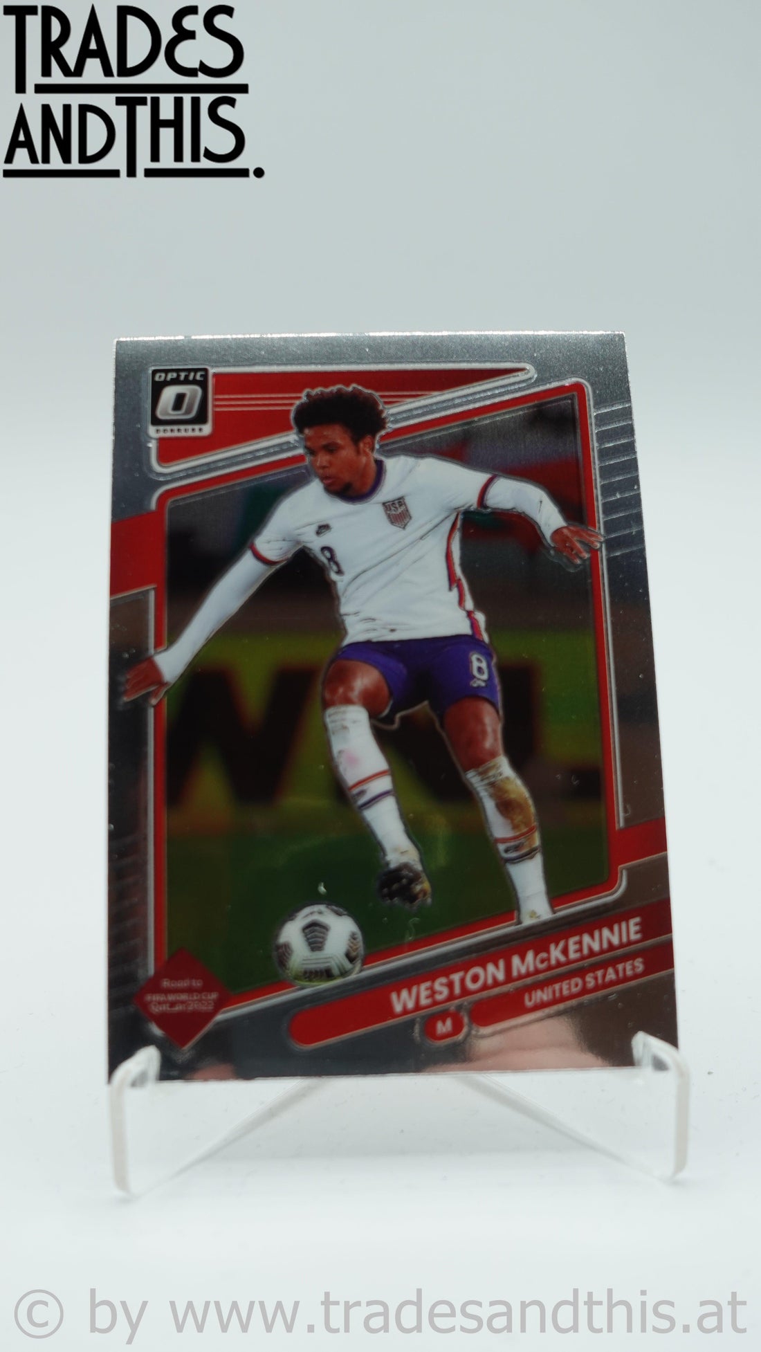 2021-22 Panini Donruss Road to Qatar Optic Weston McKennie #167 - Trades and This e.U.