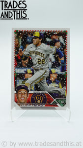 2023 Topps Holiday Christian Yelich #H164
