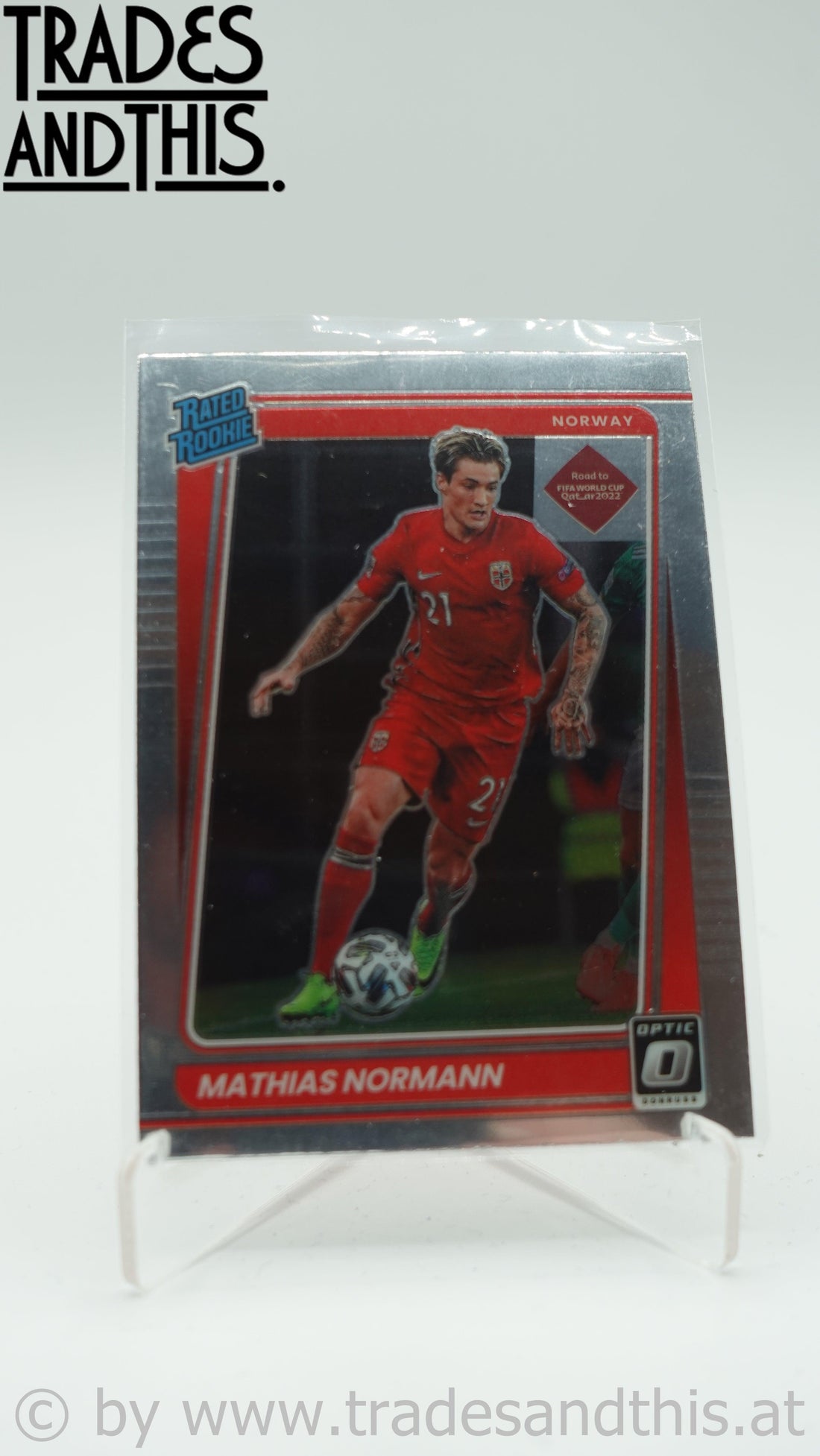 2021-22 Panini Donruss Road to Qatar Optic Mathias Normann #180 RC - Trades and This e.U.