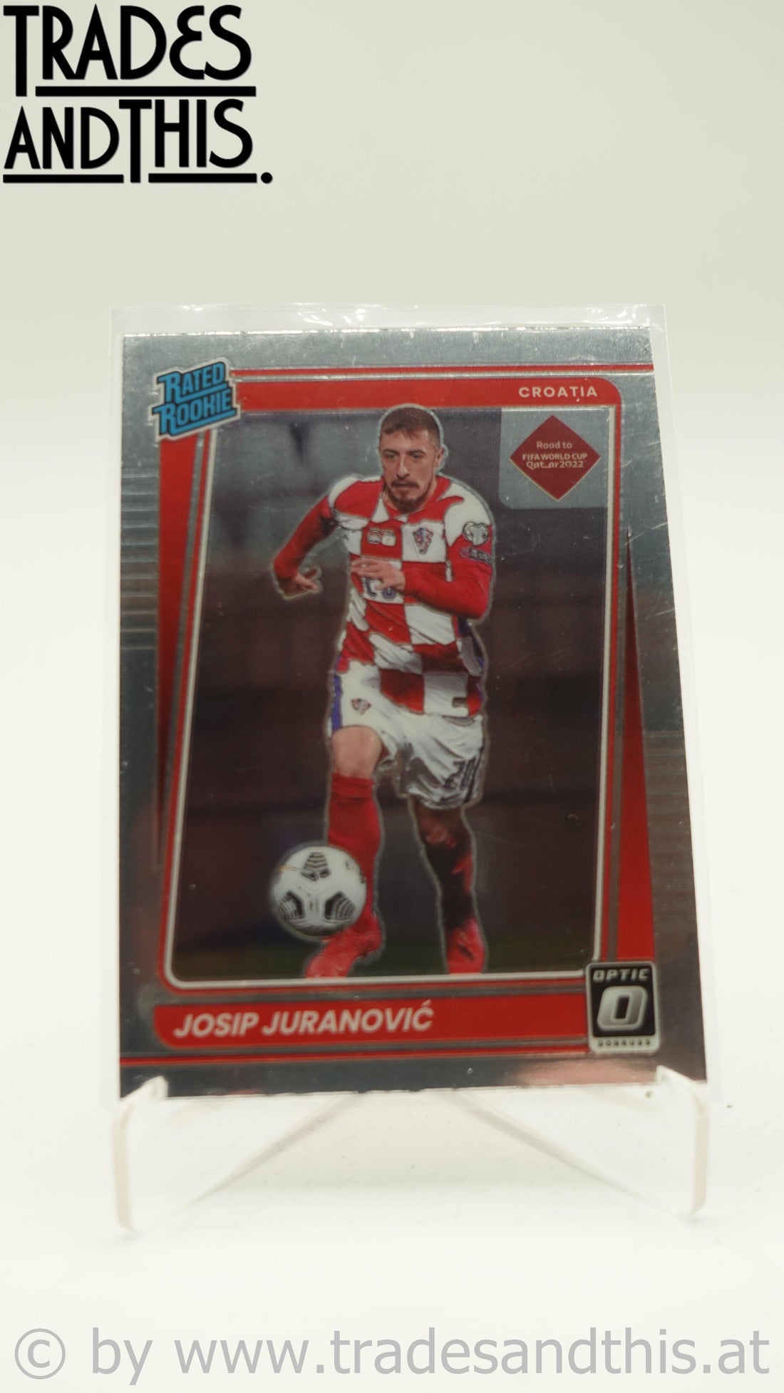 2021-22 Panini Donruss Road to Qatar Optic Josip Juranovic #184 RC - Trades and This e.U.