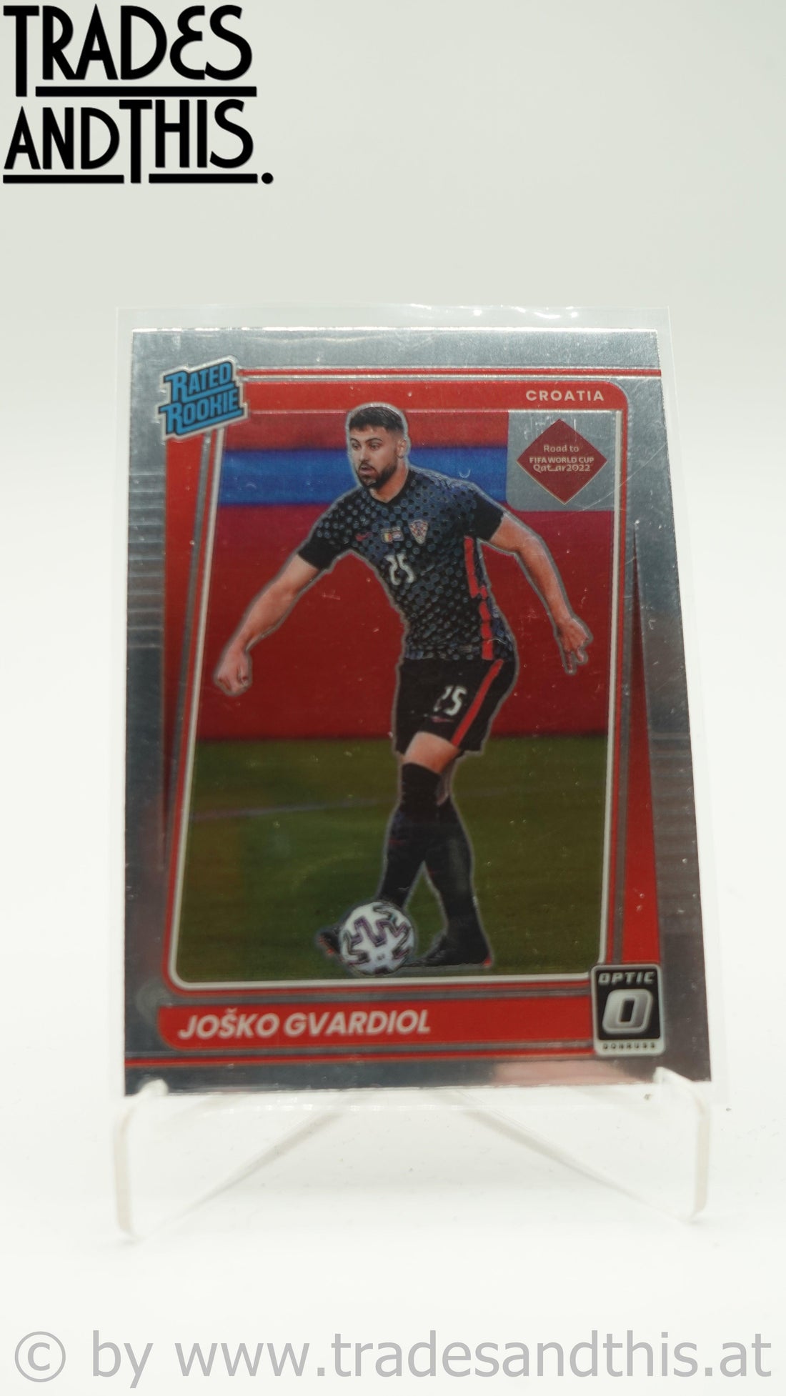 2021-22 Panini Donruss Road to Qatar Optic Josko Gvardiol #185 RC - Trades and This e.U.