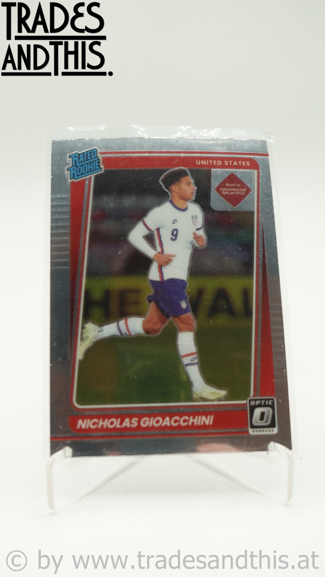 2021-22 Panini Donruss Road to Qatar Optic Nicholas Gioacchini #190 RC - Trades and This e.U.