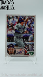 2023 Topps Holiday James Outman #H186 RC