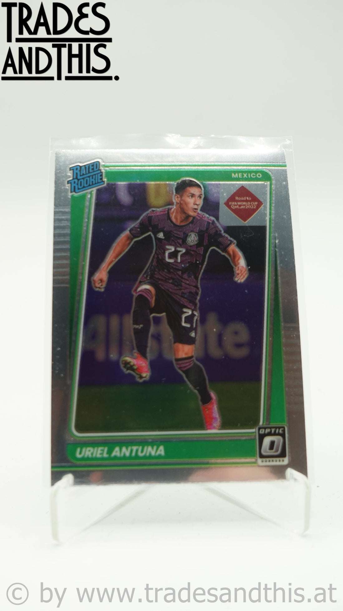 2021-22 Panini Donruss Road to Qatar Optic Uriel Antuna #198 RC - Trades and This e.U.