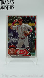 2023 Topps Holiday Matt McLain #H196 RC