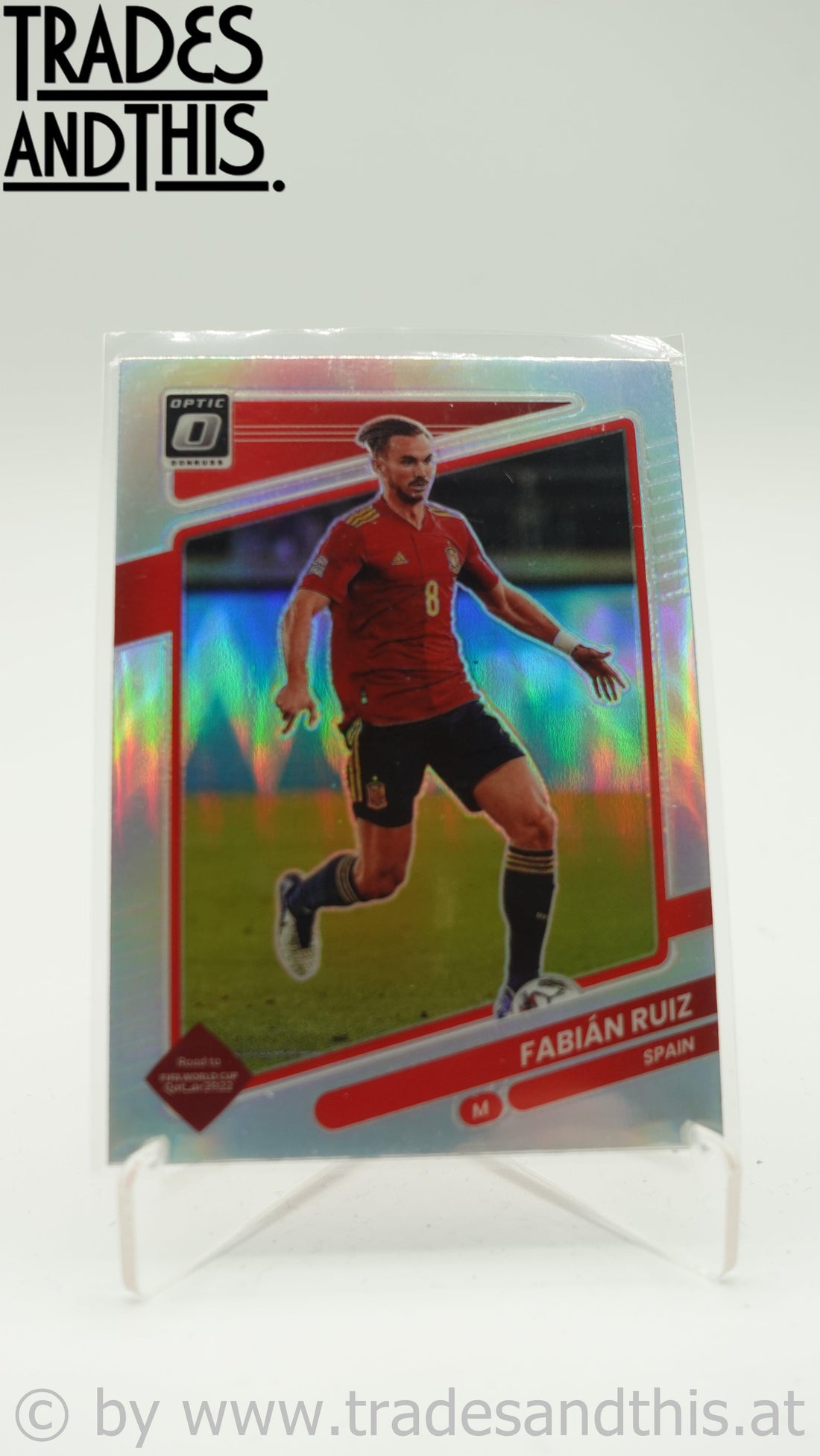 2021-22 Panini Donruss Road to Qatar Optic Holo Prizm Fabian Ruiz #143 - Trades and This e.U.