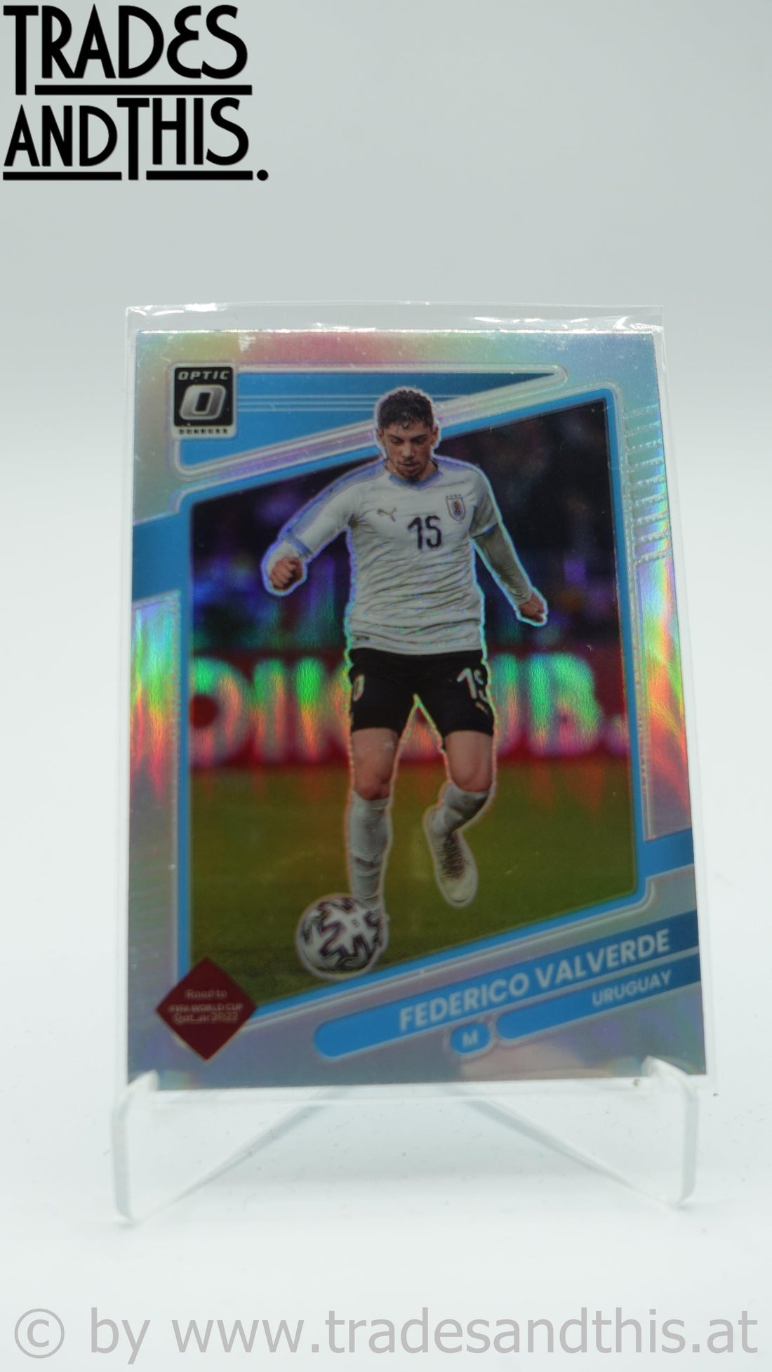 2021-22 Panini Donruss Road to Qatar Optic Holo Prizm Federico Valverde #170 - Trades and This e.U.