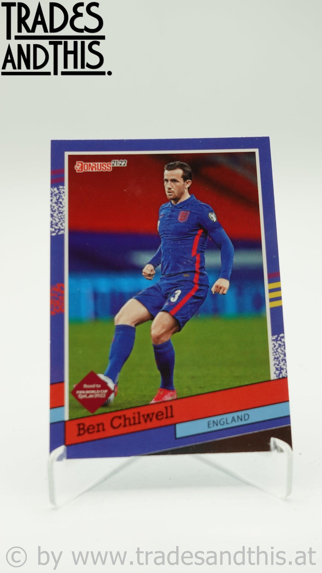 2021-22 Panini Donruss Road to Qatar 1991 Donruss Tribute Ben Chilwell #1 - Trades and This e.U.