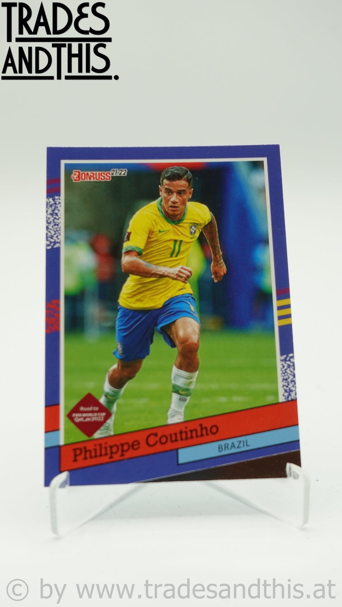 2021-22 Panini Donruss Road to Qatar 1991 Donruss Tribute Philippe Coutinho #5 - Trades and This e.U.