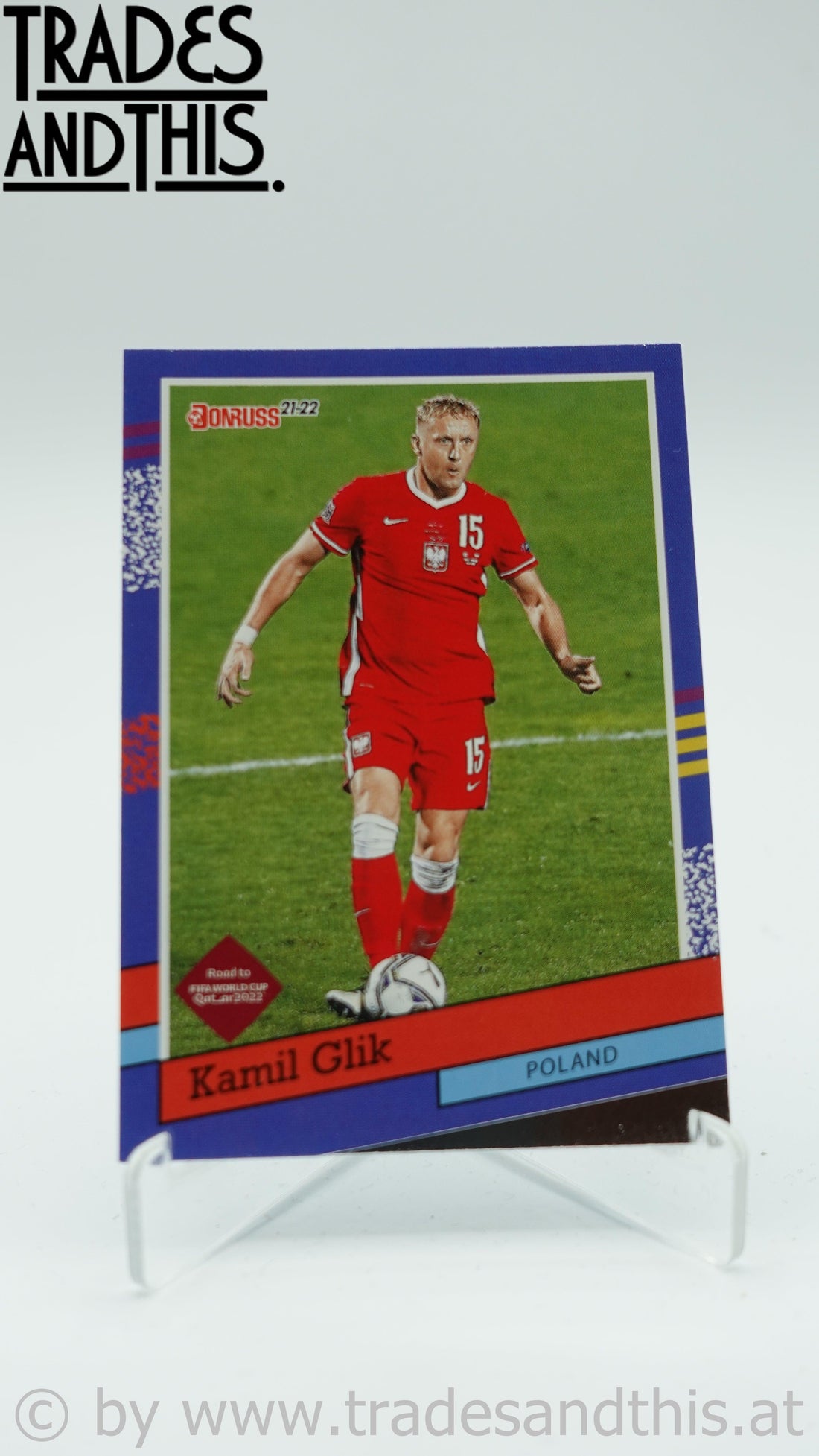 2021-22 Panini Donruss Road to Qatar 1991 Donruss Tribute Kamil Glik #7 - Trades and This e.U.