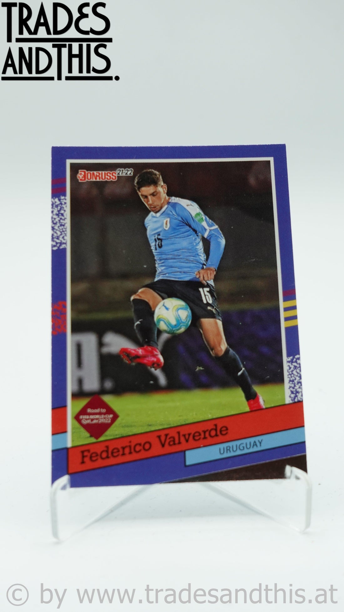 2021-22 Panini Donruss Road to Qatar 1991 Donruss Tribute Federico Valverde #15 - Trades and This e.U.