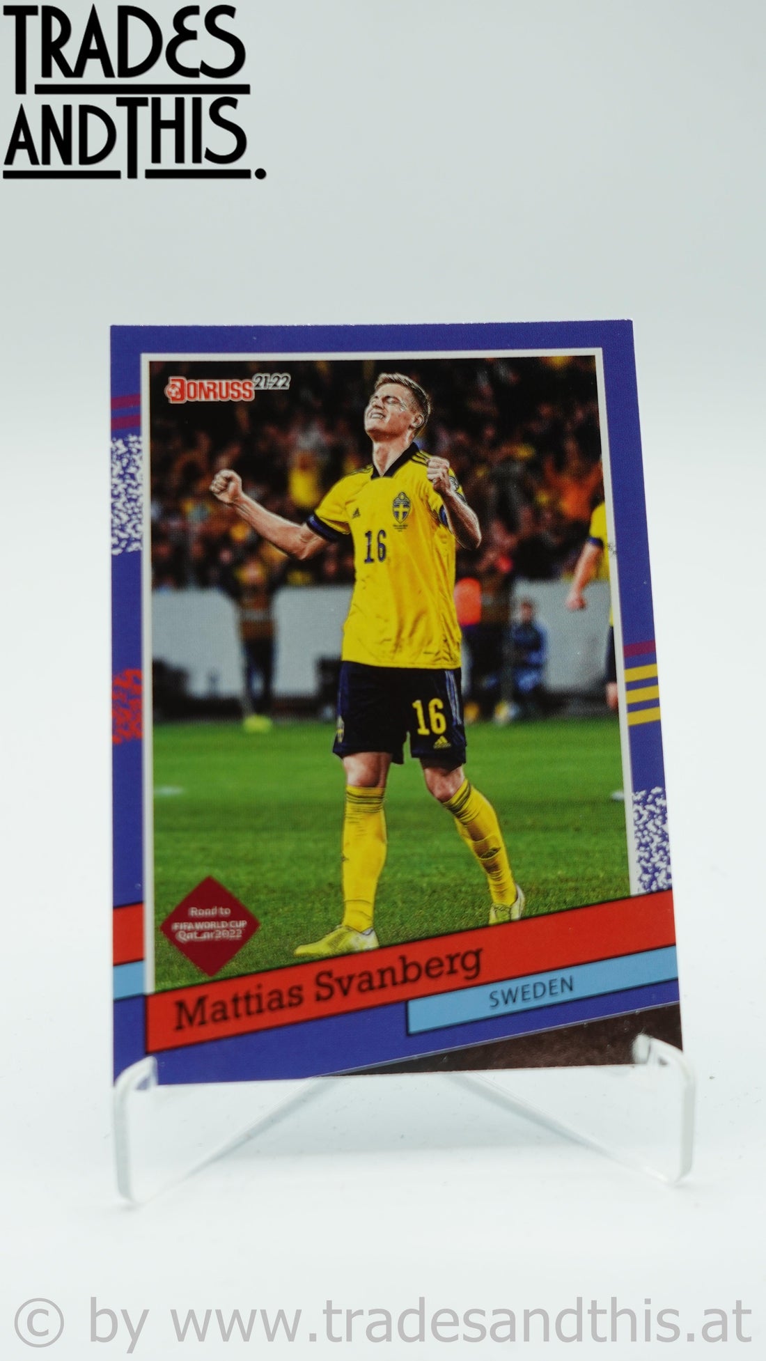 2021-22 Panini Donruss Road to Qatar 1991 Donruss Tribute Mattias Svanberg #19 - Trades and This e.U.