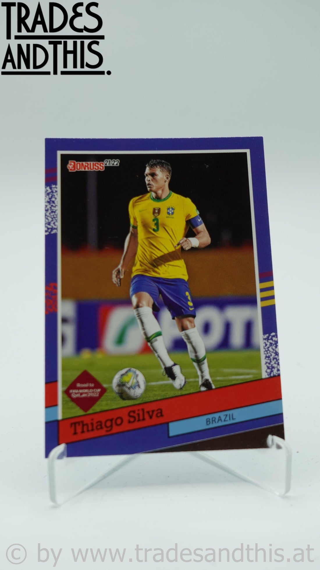 2021-22 Panini Donruss Road to Qatar 1991 Donruss Tribute Thiago Silva #20 - Trades and This e.U.