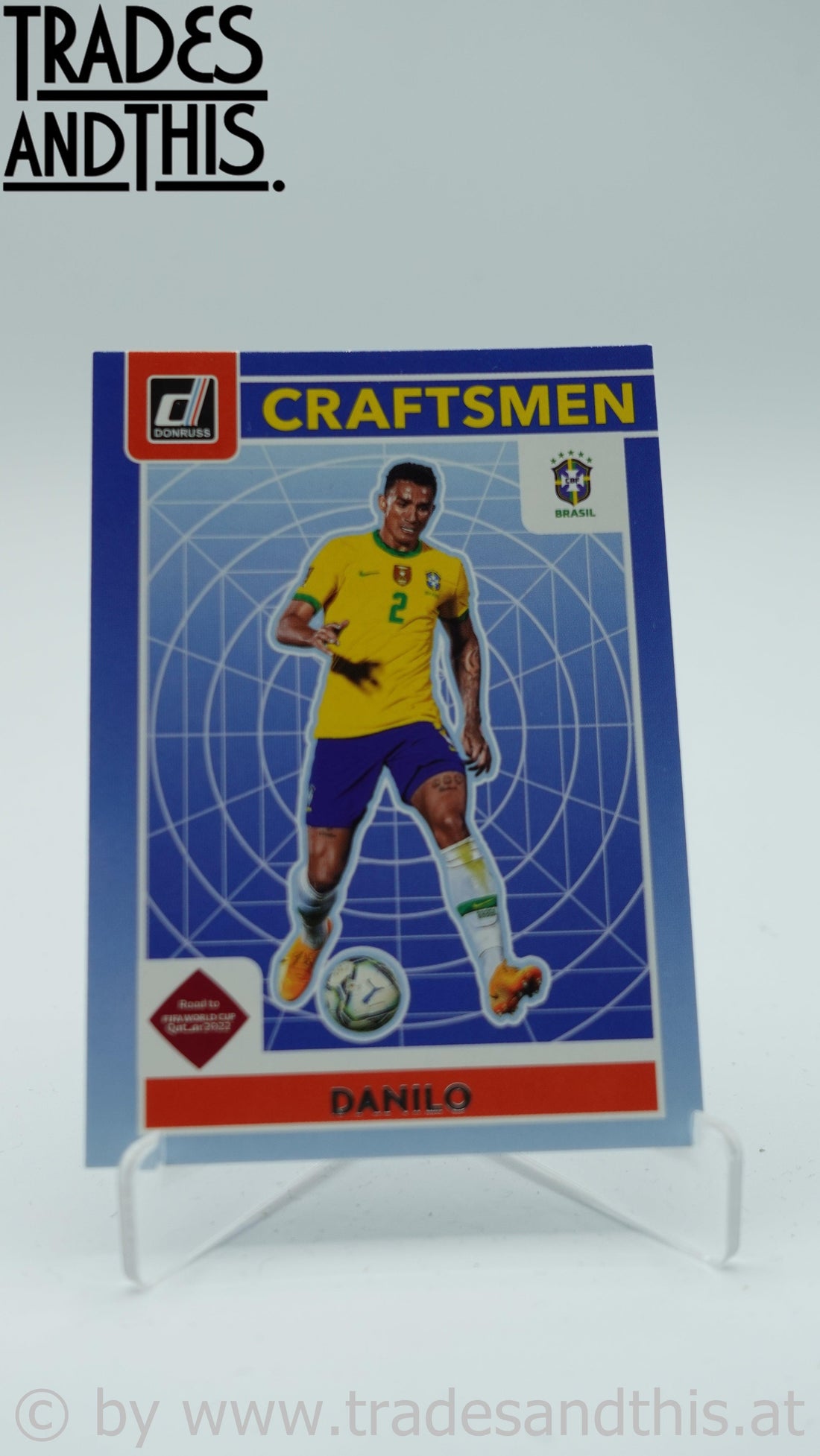 2021-22 Panini Donruss Road to Qatar Craftsmen Danilo #1 - Trades and This e.U.