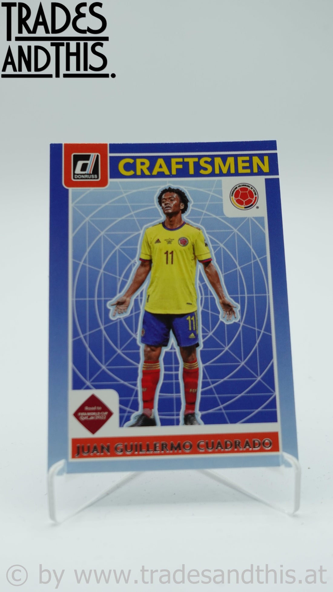 2021-22 Panini Donruss Road to Qatar Craftsmen Juan Guillermo Cuadrado #10 - Trades and This e.U.