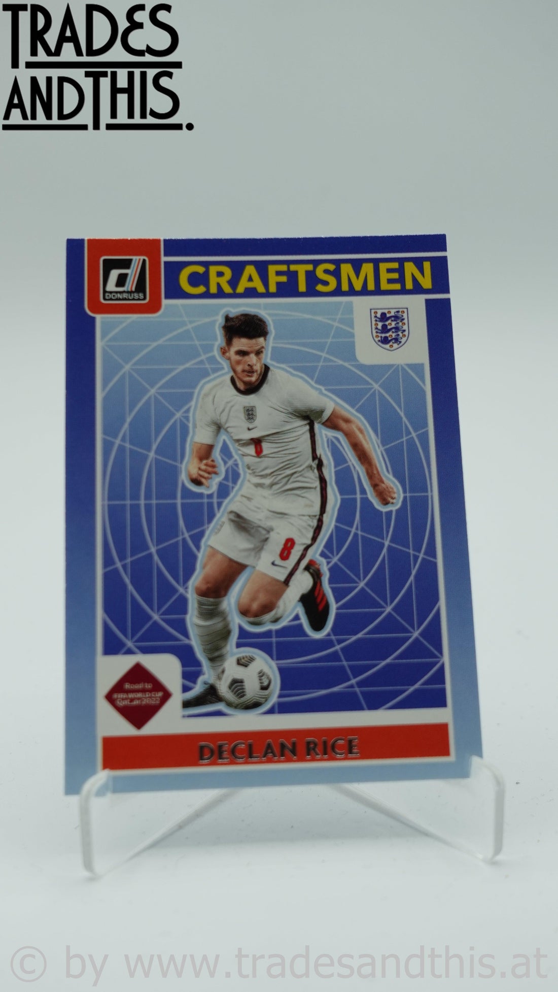2021-22 Panini Donruss Road to Qatar Craftsmen Declan Rice #13 - Trades and This e.U.