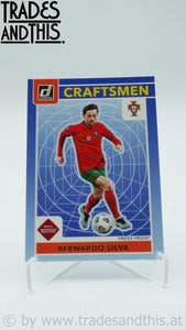 2021-22 Panini Donruss Road to Qatar Craftsmen Press Proof Bernardo Silva #20 - Trades and This e.U.