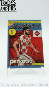 2021-22 Panini Donruss Road to Qatar Net Marvels Bruno Petkovic #2 - Trades and This e.U.