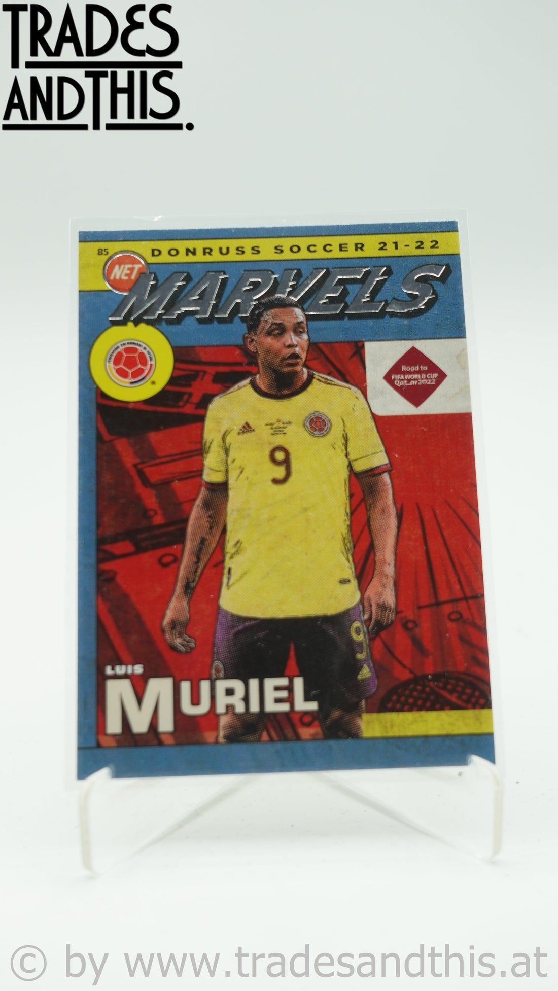 2021-22 Panini Donruss Road to Qatar Net Marvels Luis Muriel #9 - Trades and This e.U.