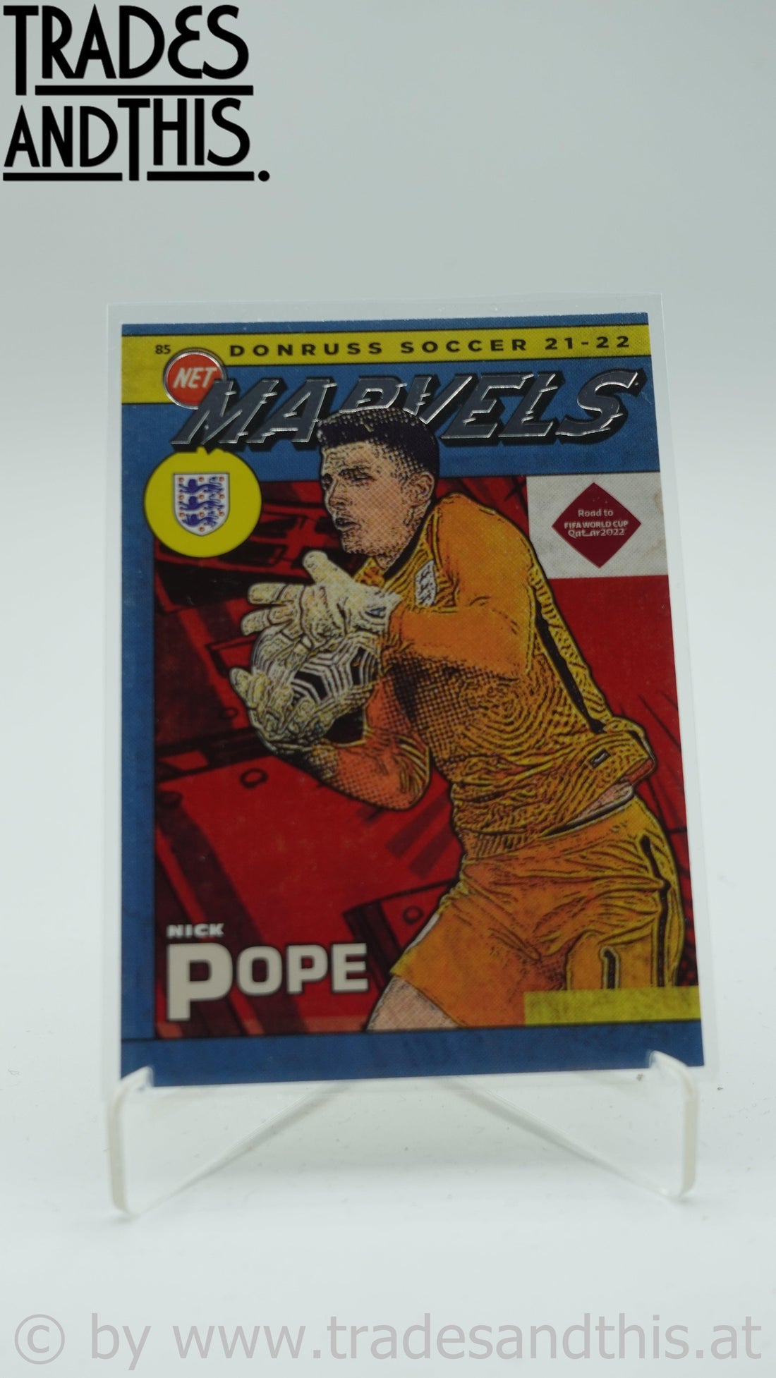 2021-22 Panini Donruss Road to Qatar Net Marvels Nick Pope #12 - Trades and This e.U.