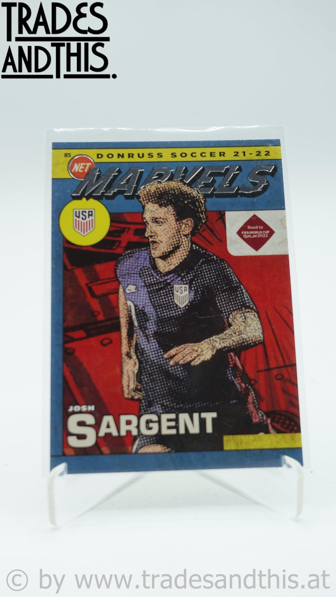 2021-22 Panini Donruss Road to Qatar Net Marvels Josh Sargent #13 - Trades and This e.U.