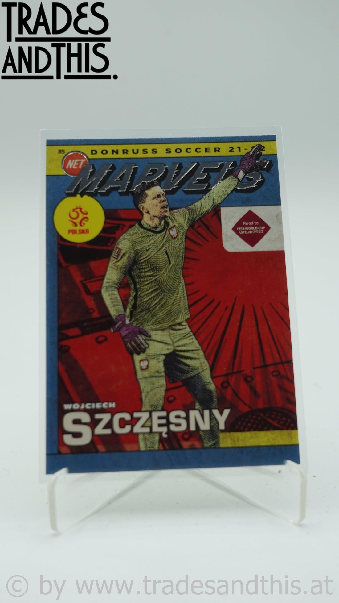 2021-22 Panini Donruss Road to Qatar Net Marvels Wojciech Szczesny #16 - Trades and This e.U.