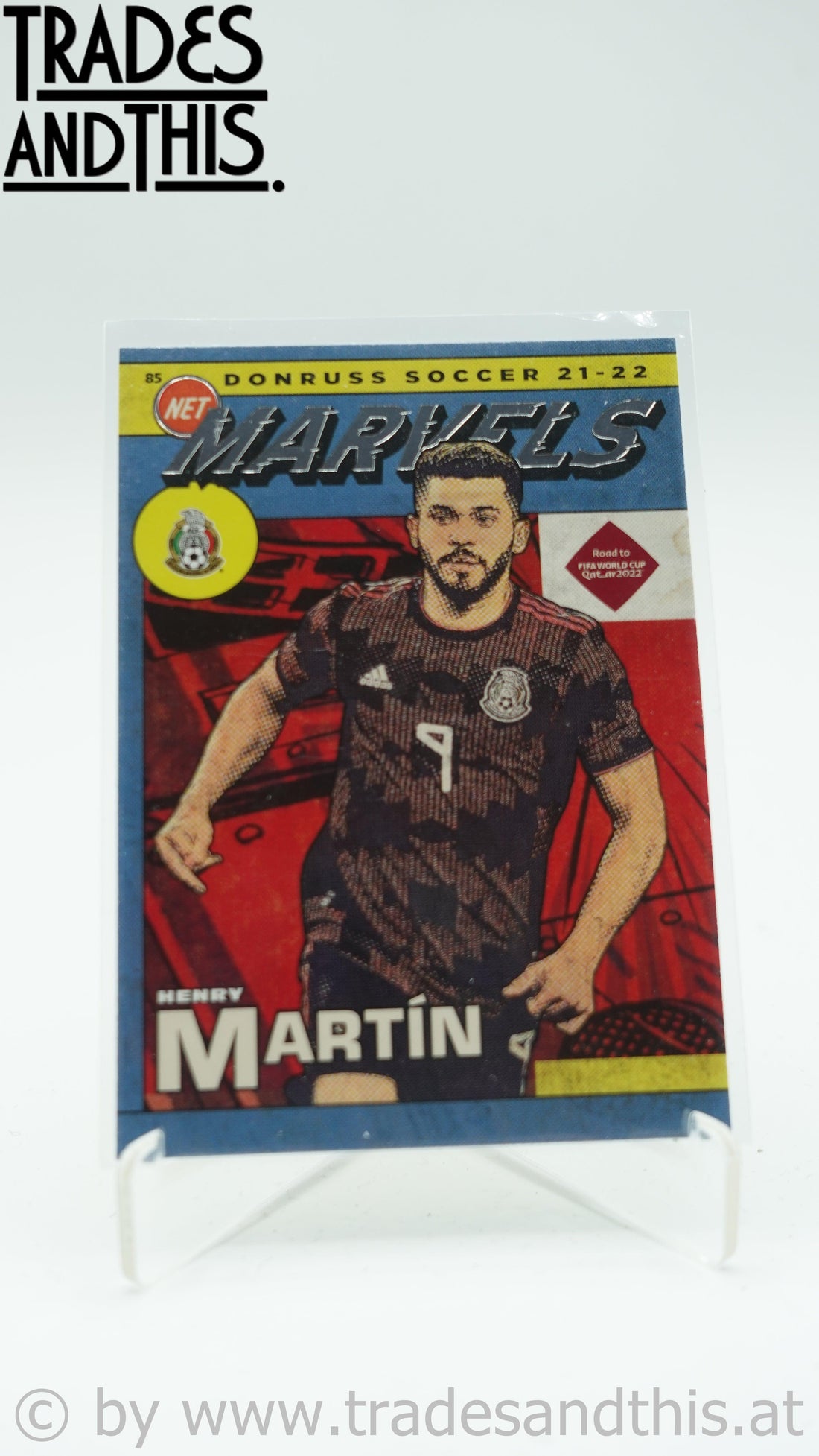 2021-22 Panini Donruss Road to Qatar Net Marvels Henry Martin #19 - Trades and This e.U.